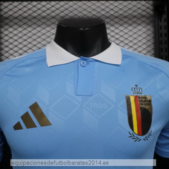 Nuevo Jugadores 2ª Camiseta Belgica 2024 Azul Baratas